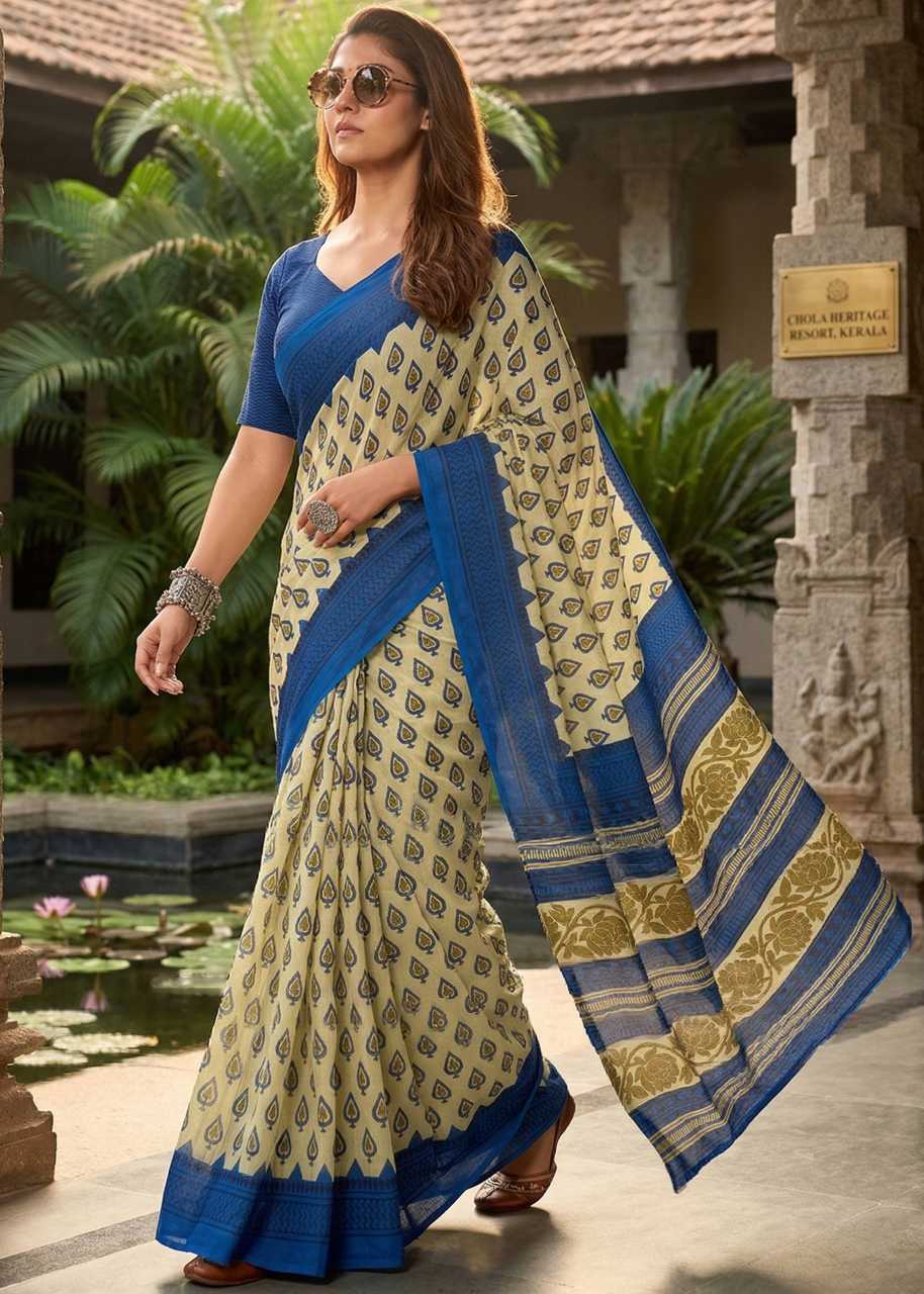 Pure Cotton Designer Saree