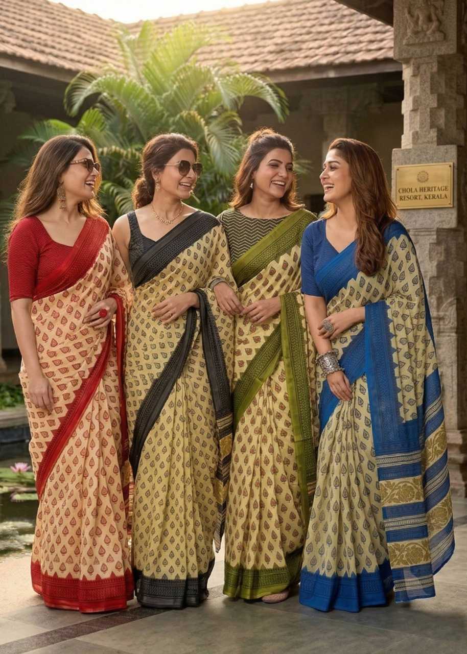 Pure Cotton Designer Saree
