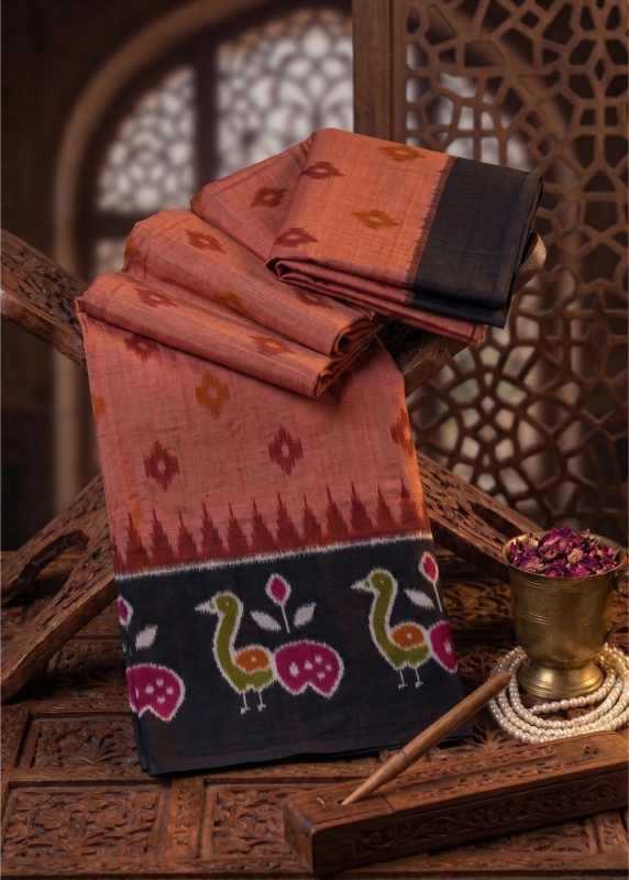 Cotton Ikkat Saree