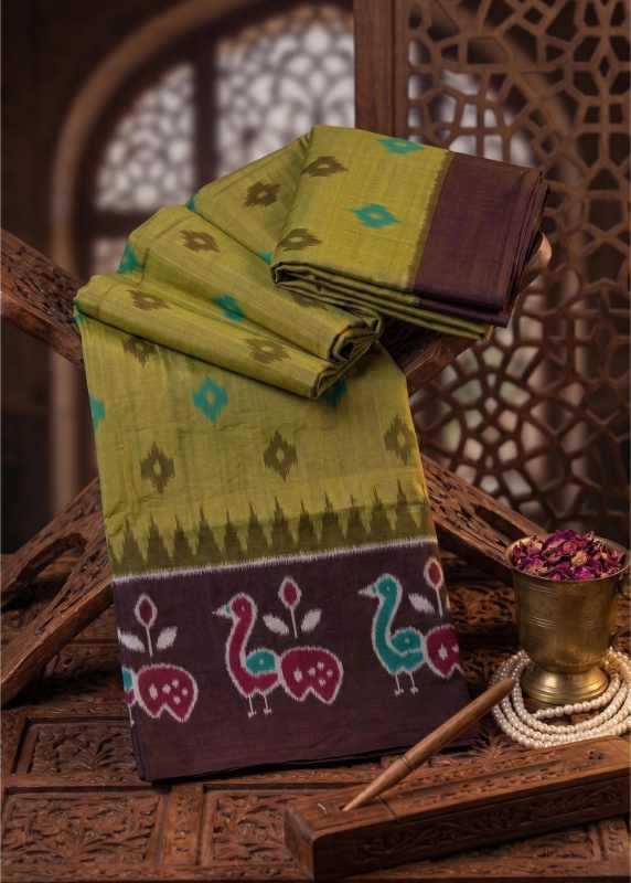 Cotton Ikkat Saree