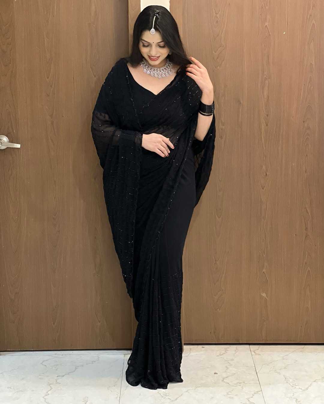 Faux Georgette Designer Saree