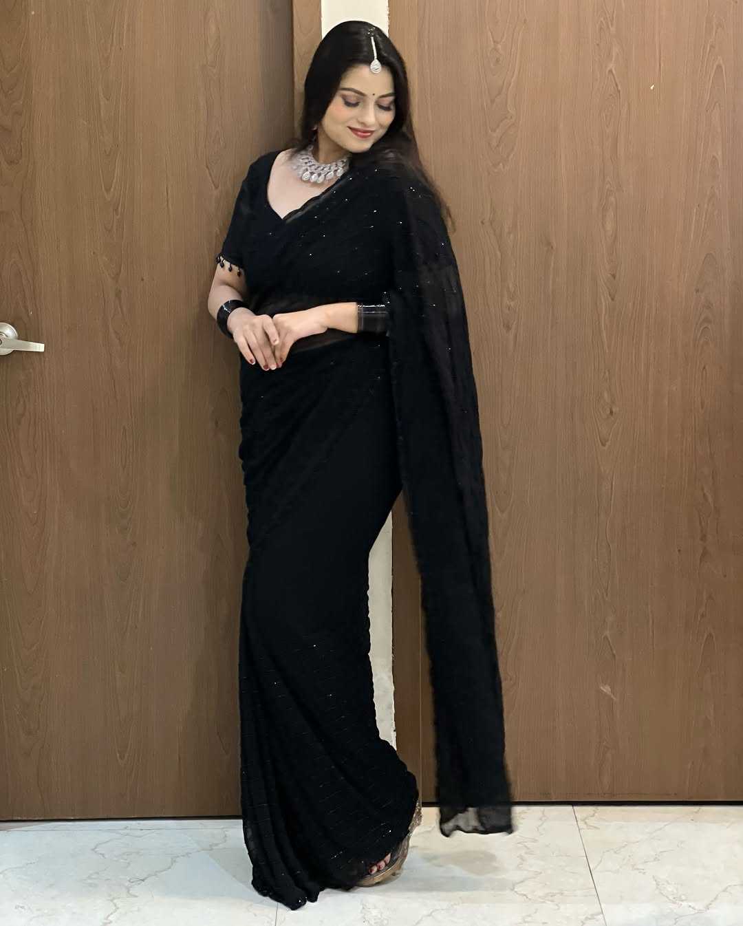 Faux Georgette Designer Saree