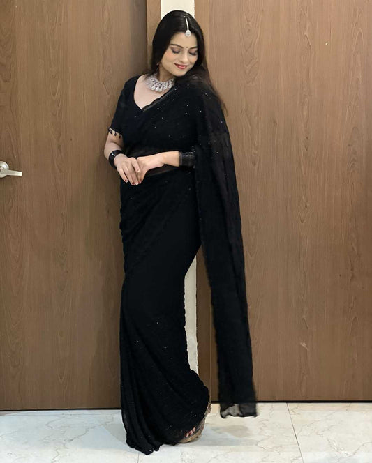 Faux Georgette Designer Saree
