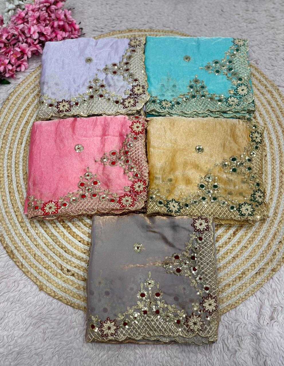 Satin Silk Party Wear Saree