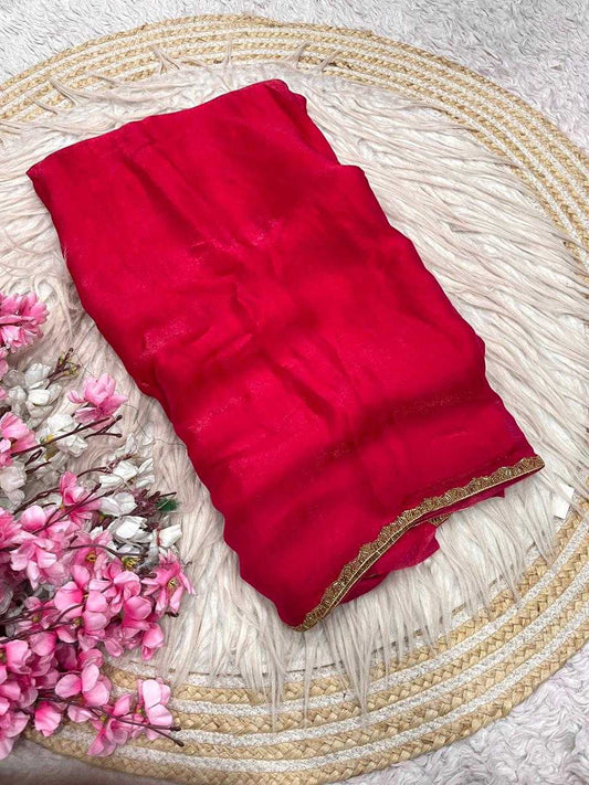 Satin Designer Saree