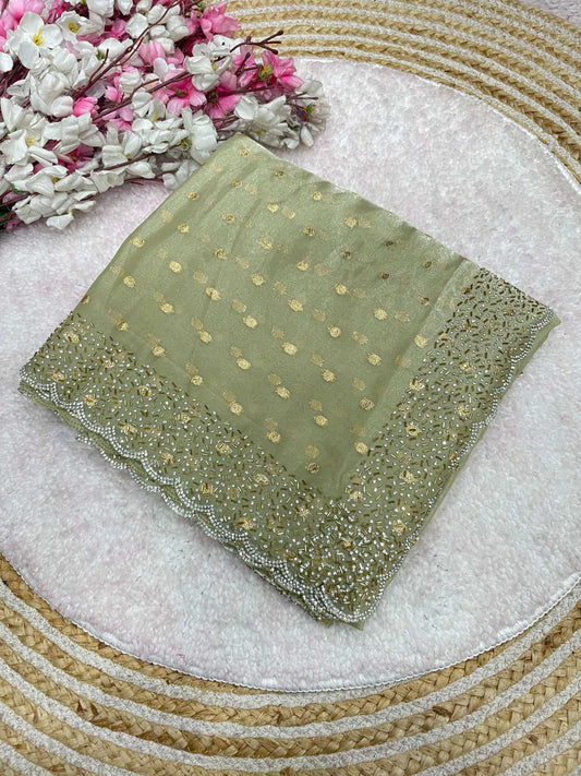 Satin Butta Saree