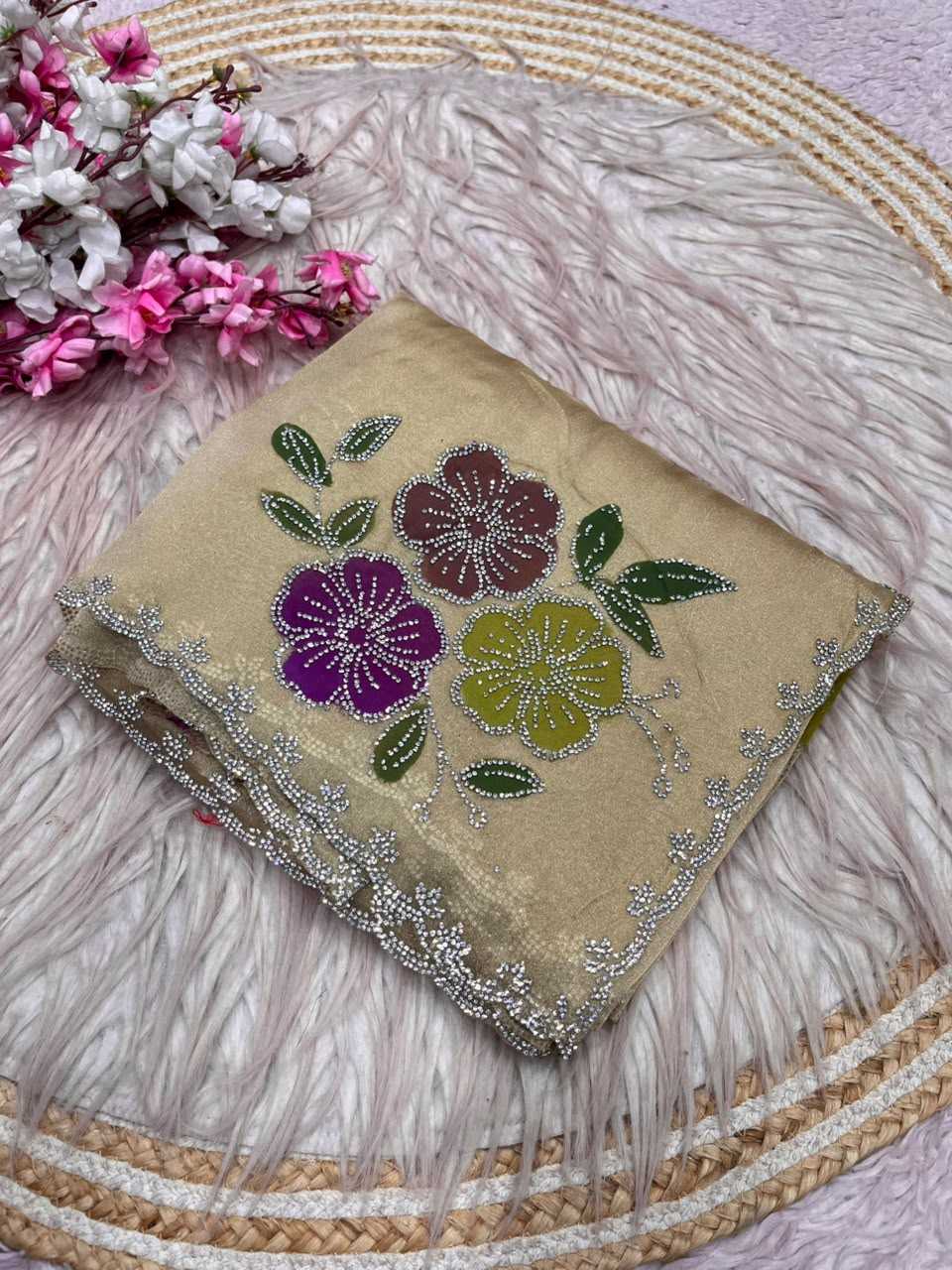 Harika Tissue Silk Printed Saree