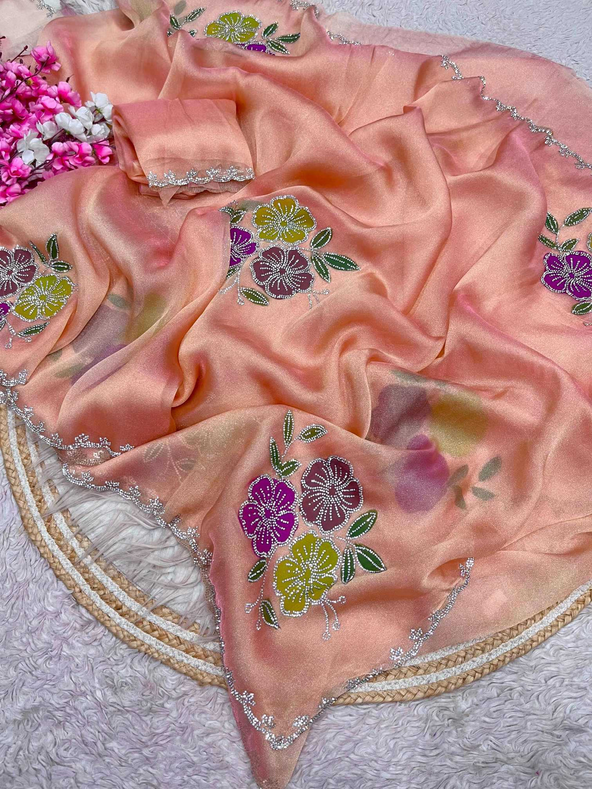 Harika Tissue Silk Printed Saree