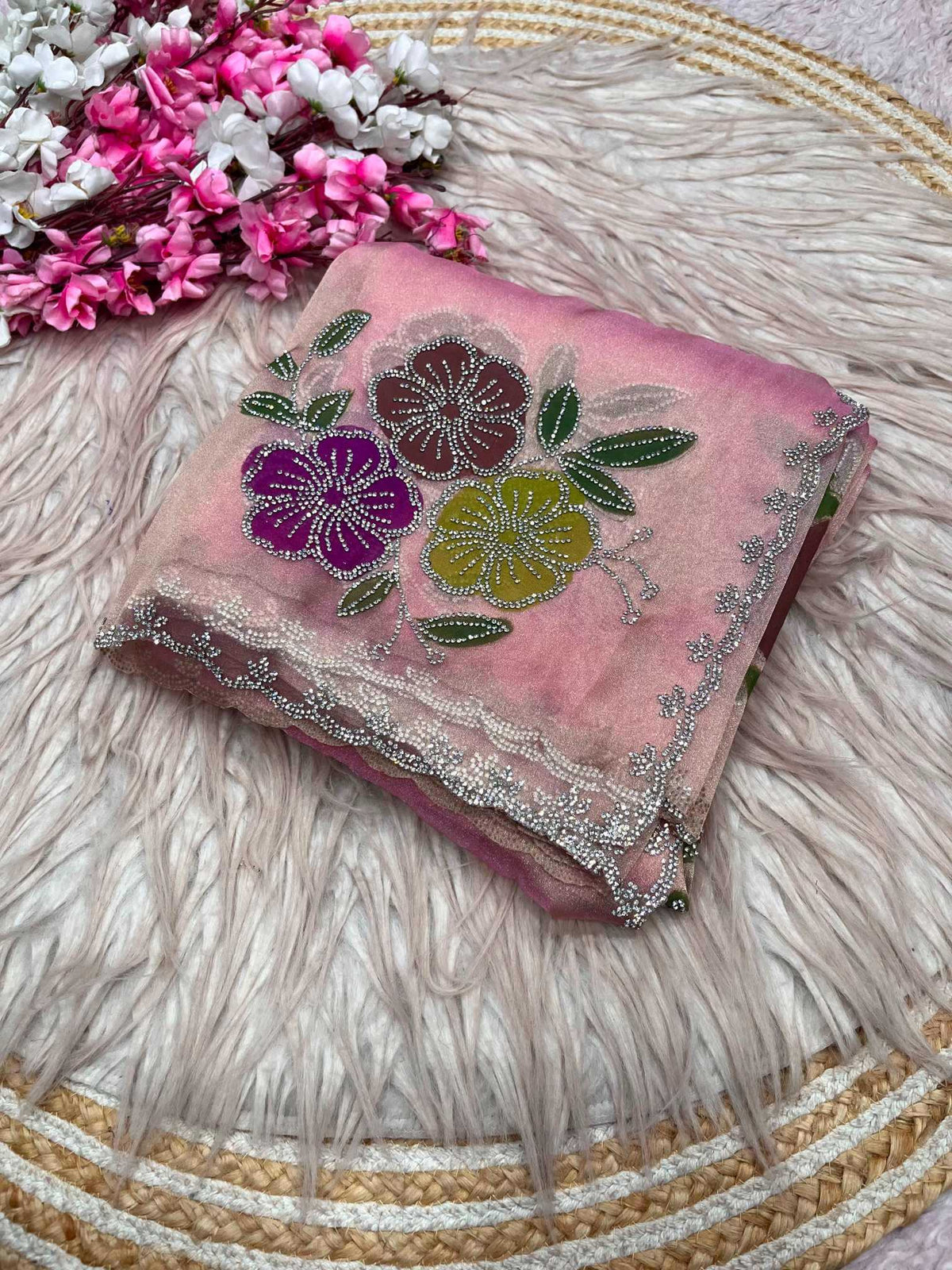 Harika Tissue Silk Printed Saree