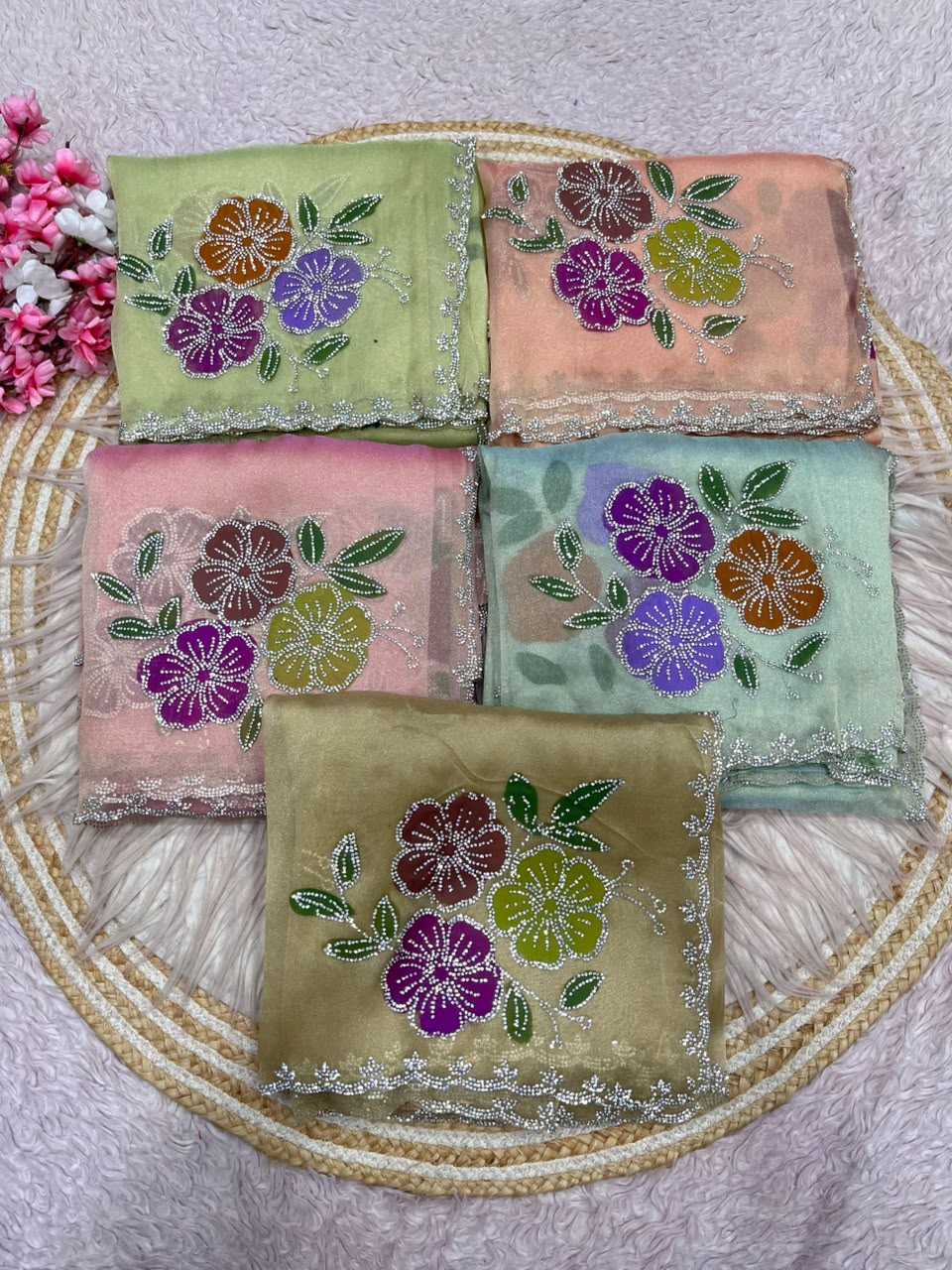 Harika Tissue Silk Printed Saree