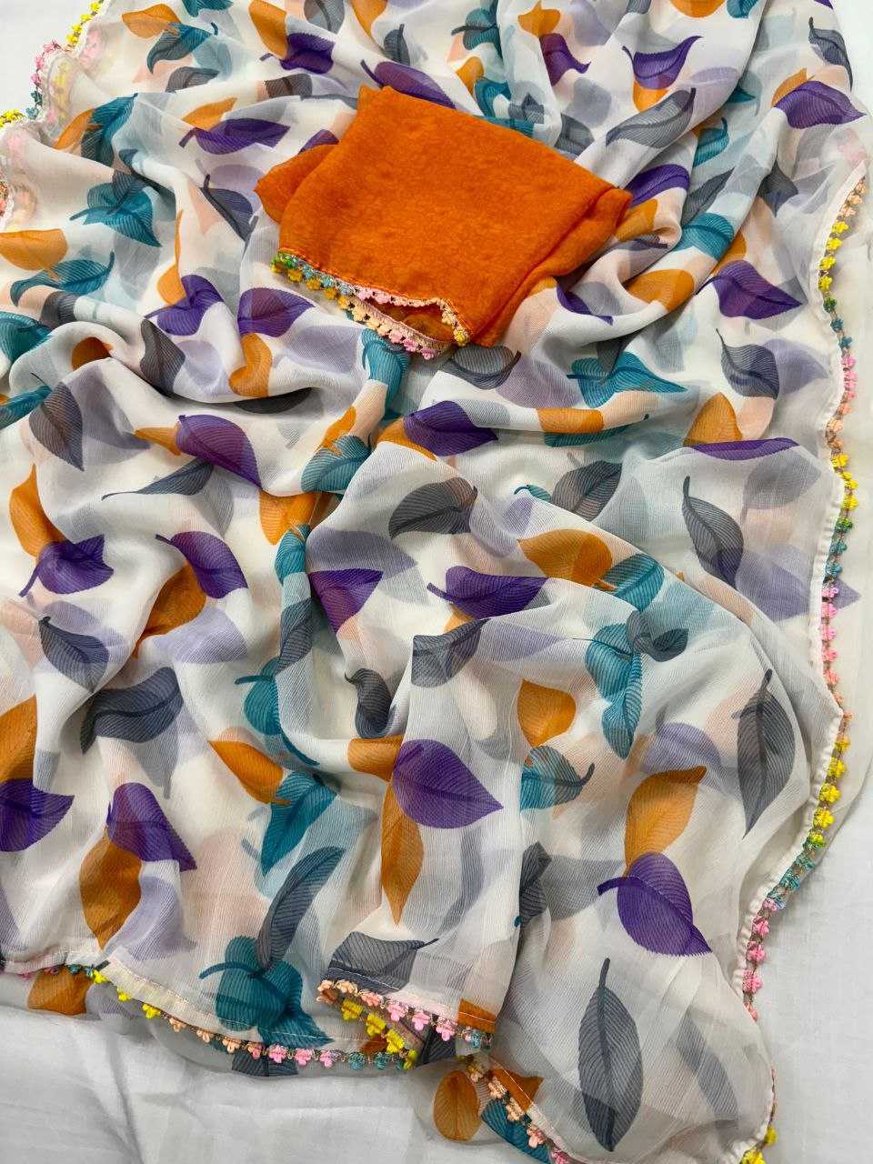 Chiffon Designer Saree