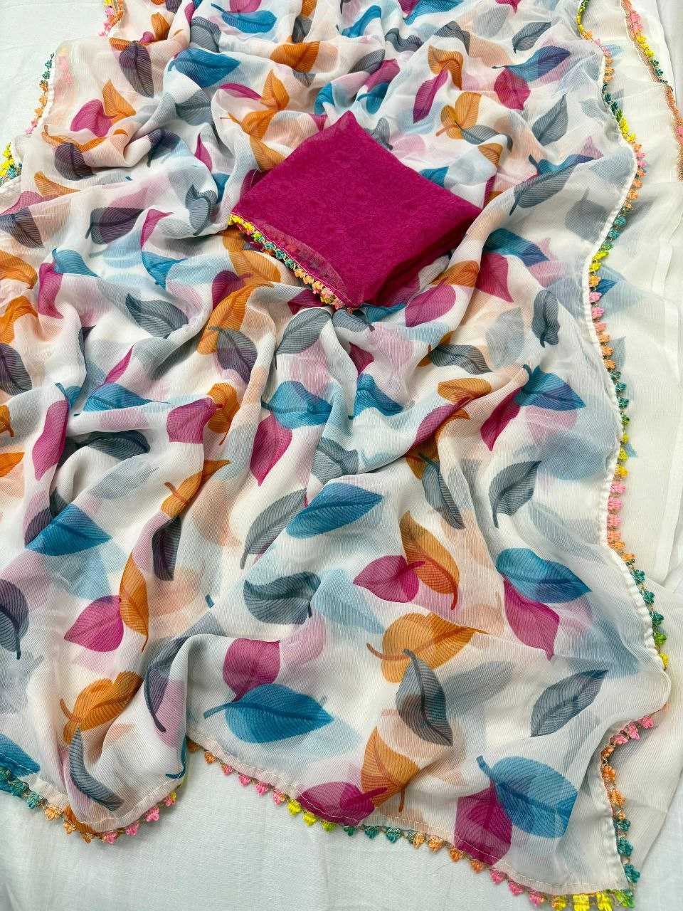 Chiffon Designer Saree
