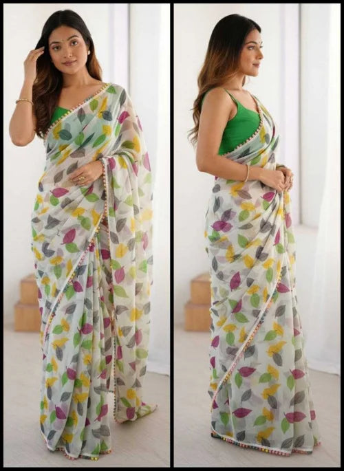 Aarti Chiffon Designer Saree