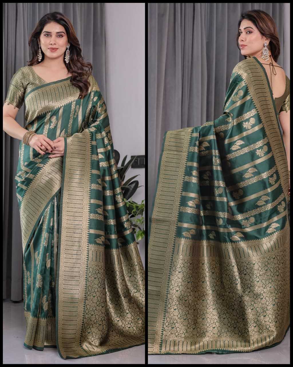 Banarasi Soft Silk Zari Border Saree