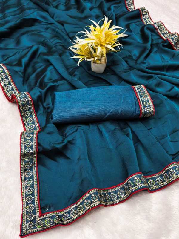 Sudha Rangoli Silk Sequence Saree