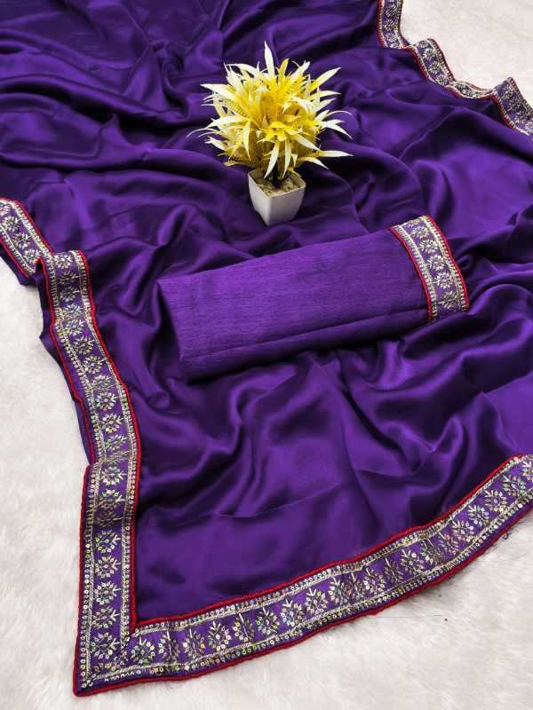 Sudha Rangoli Silk Sequence Saree