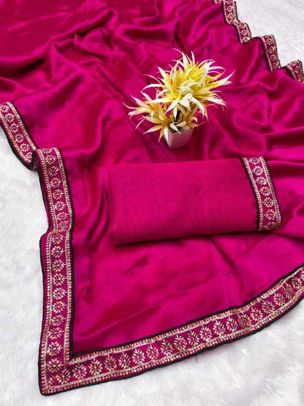 Sudha Rangoli Silk Sequence Saree