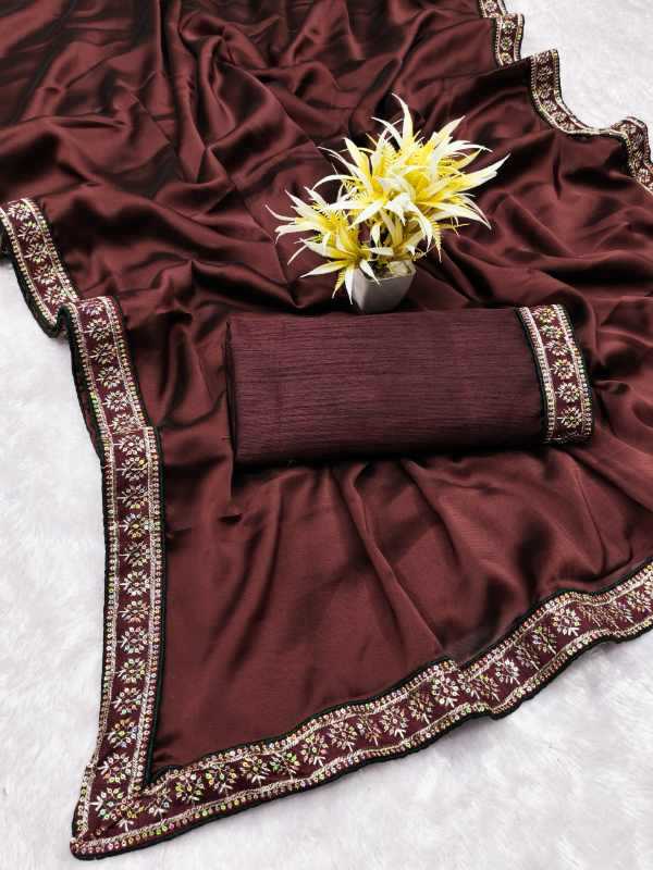 Sudha Rangoli Silk Sequence Saree