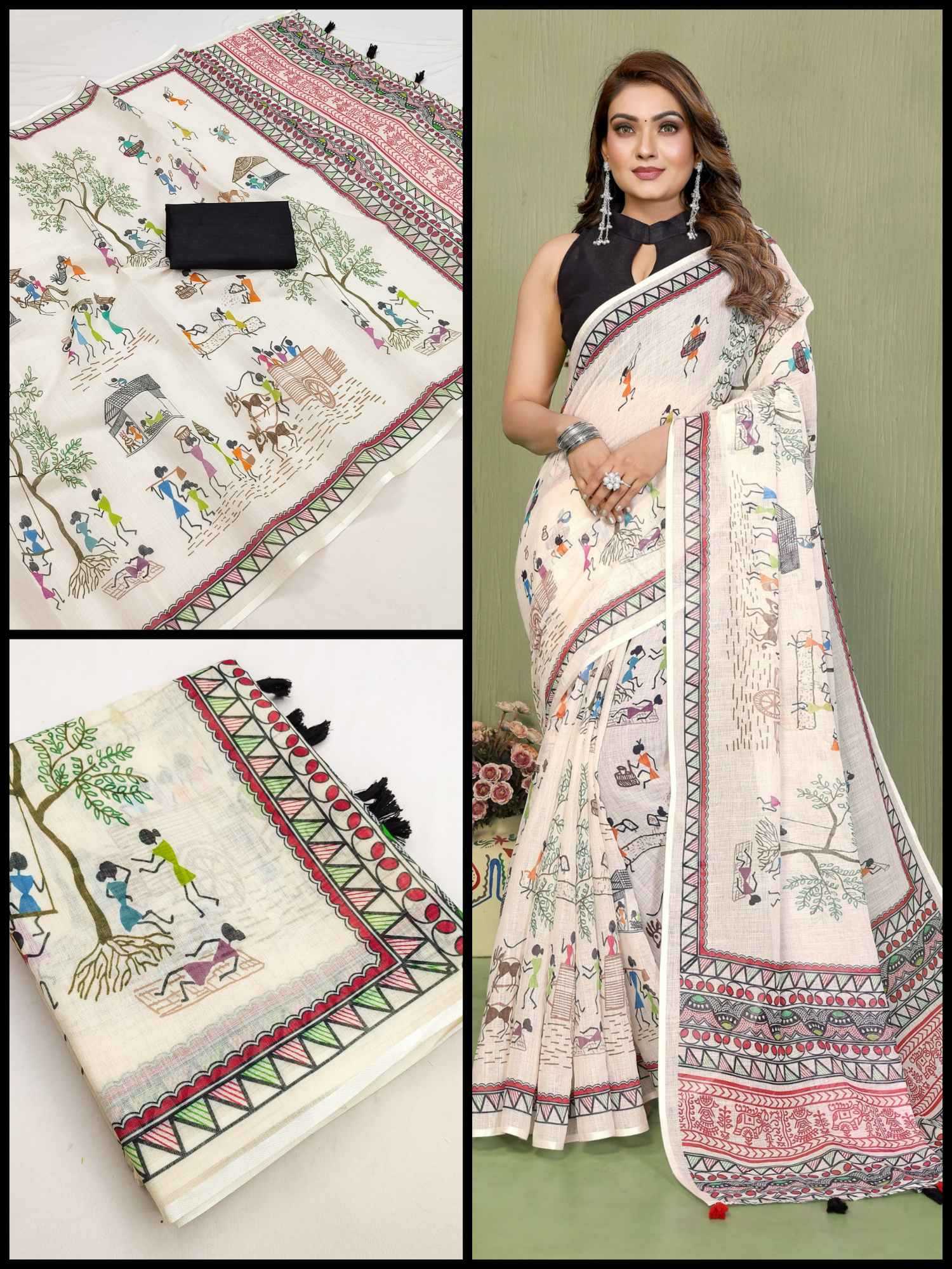 Cotton Printed Saree