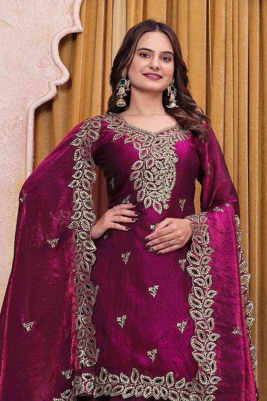Silk Sharara Salwar Suit