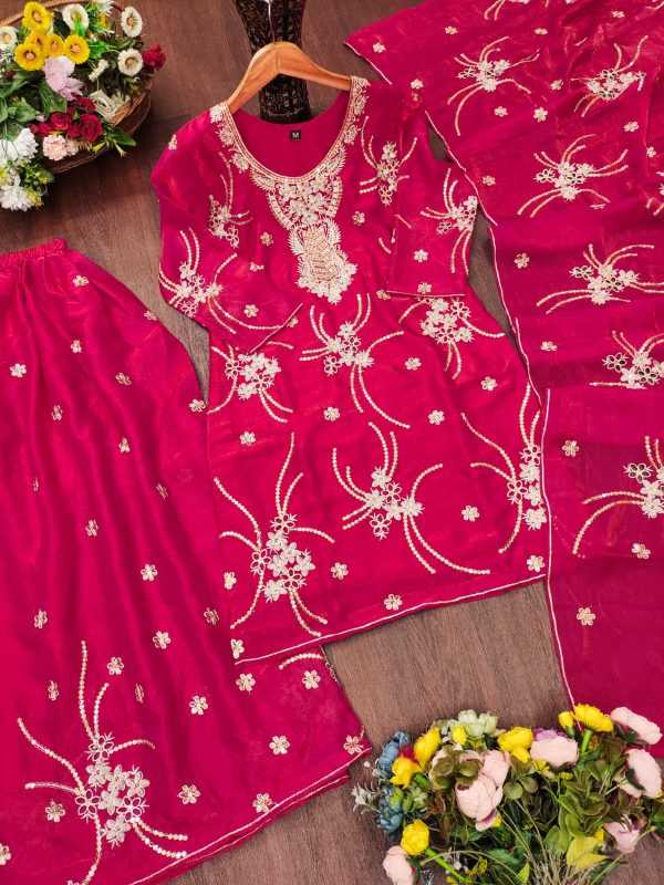 Silk Sharara Salwar Suit