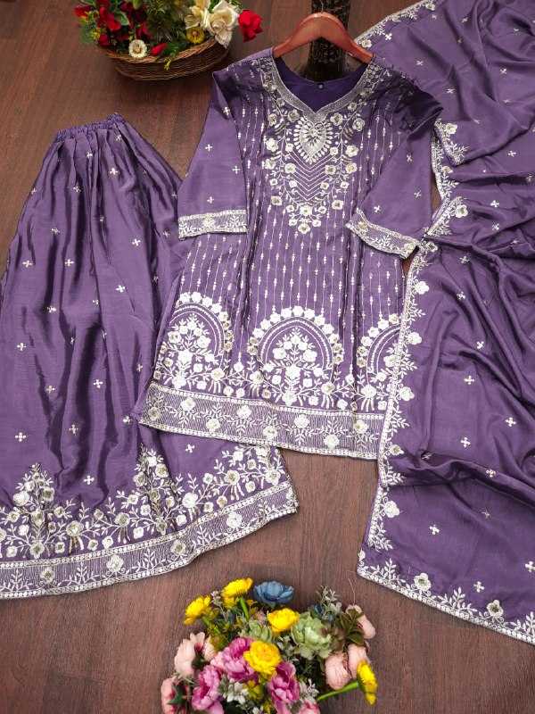 Chinon Sharara Salwar Suit 148