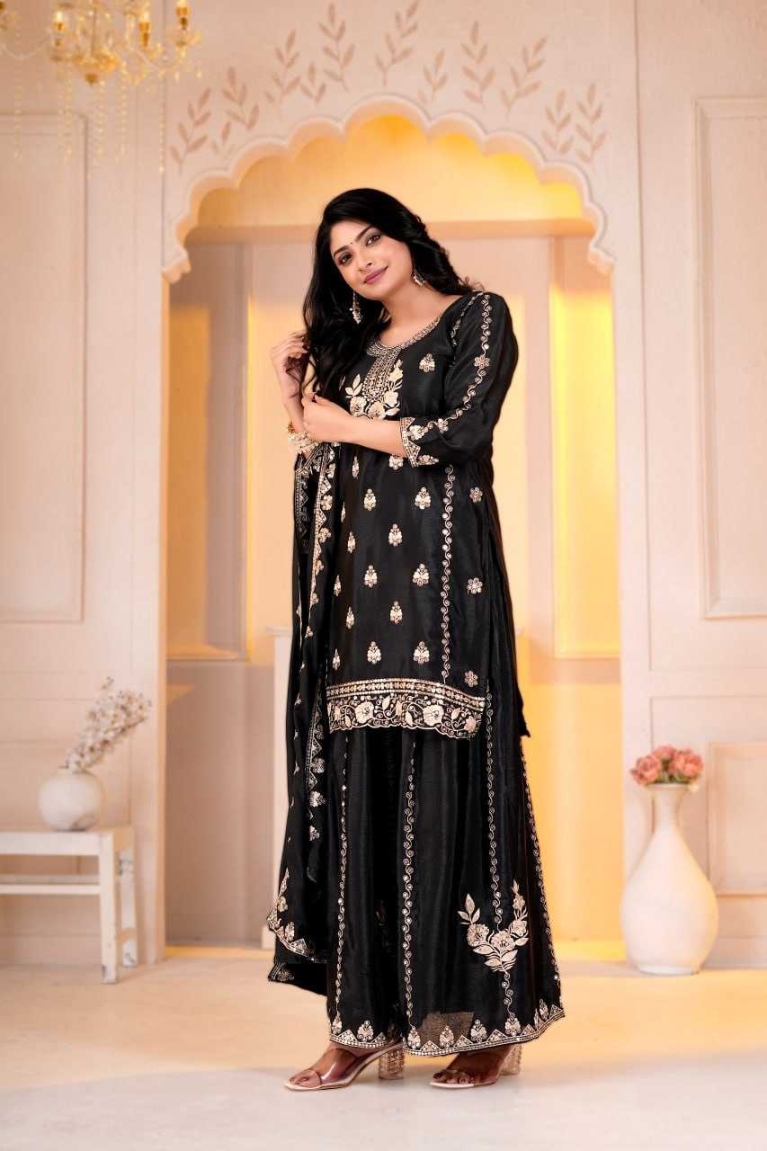 Chinon Sharara Salwar Suit 151