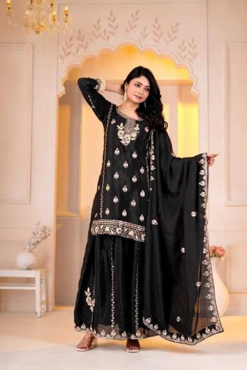 Chinon Sharara Salwar Suit 151