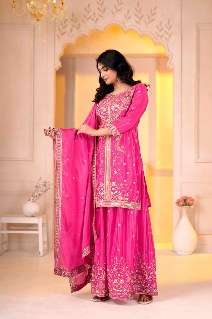 Chinon Sharara Salwar Suit 152