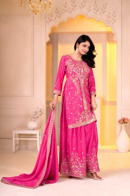 Chinon Sharara Salwar Suit 152