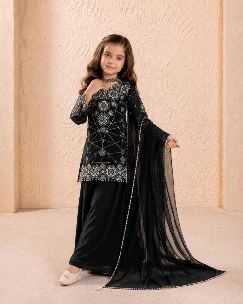 Faux Georgette Kids Suit