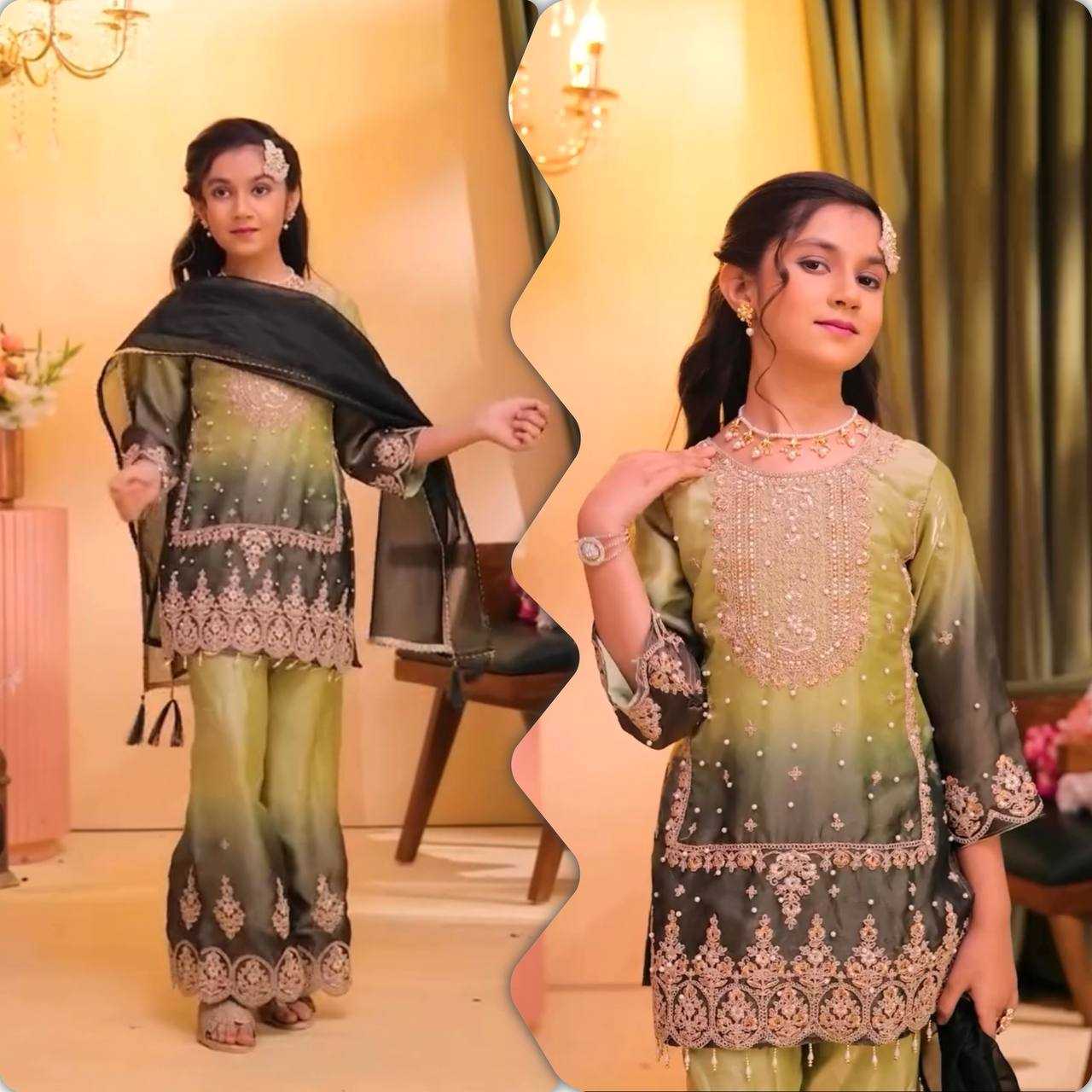 Heavy Silk Embroidered Frock