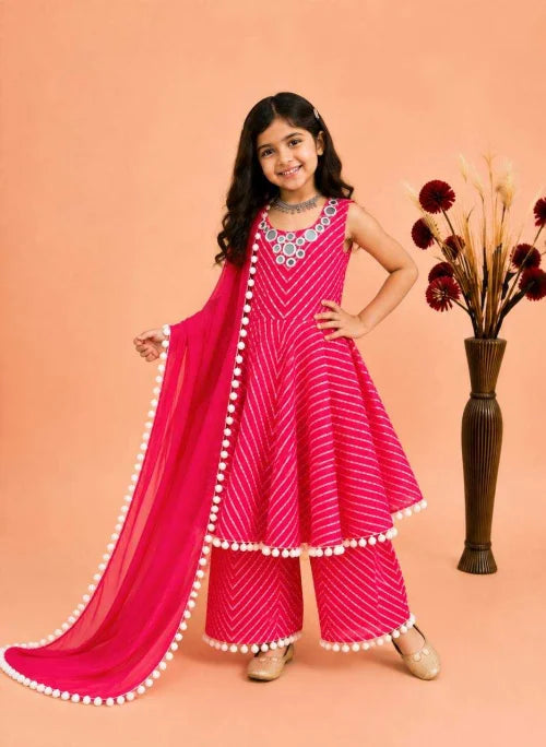 Faux Georgette Kids Gown