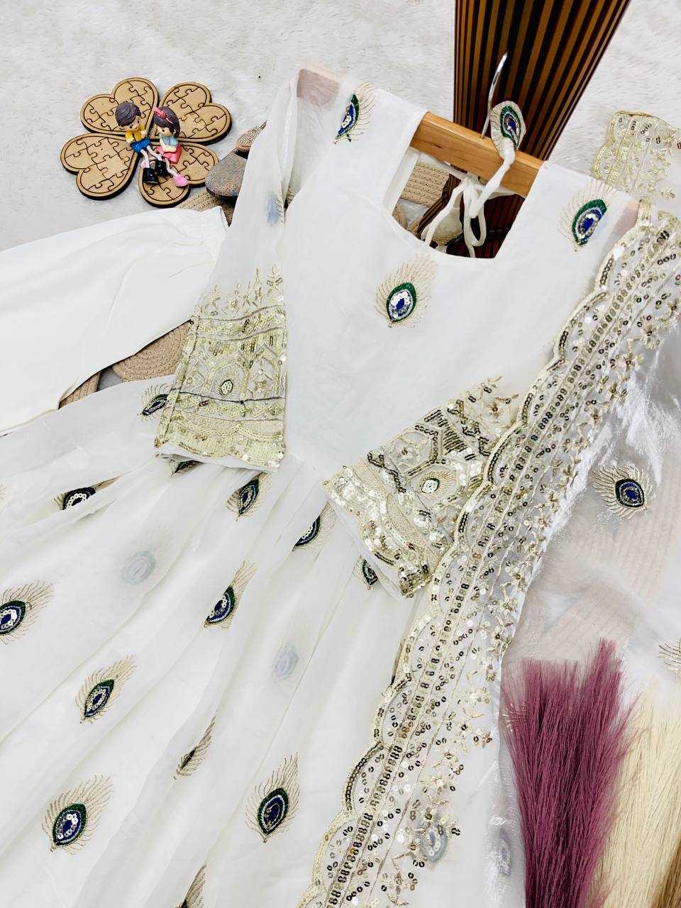 Heavy Silk Kids Gown