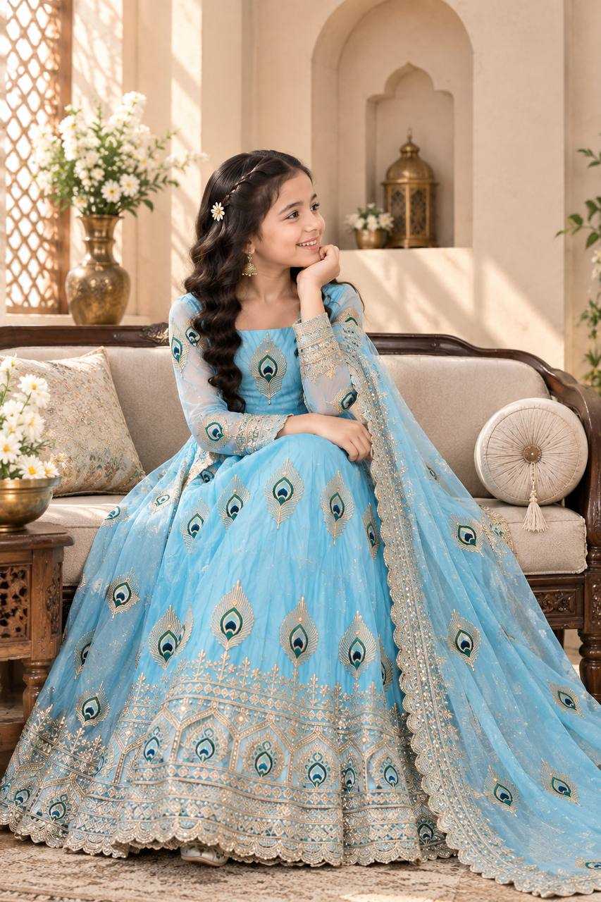Heavy Silk Kids Gown
