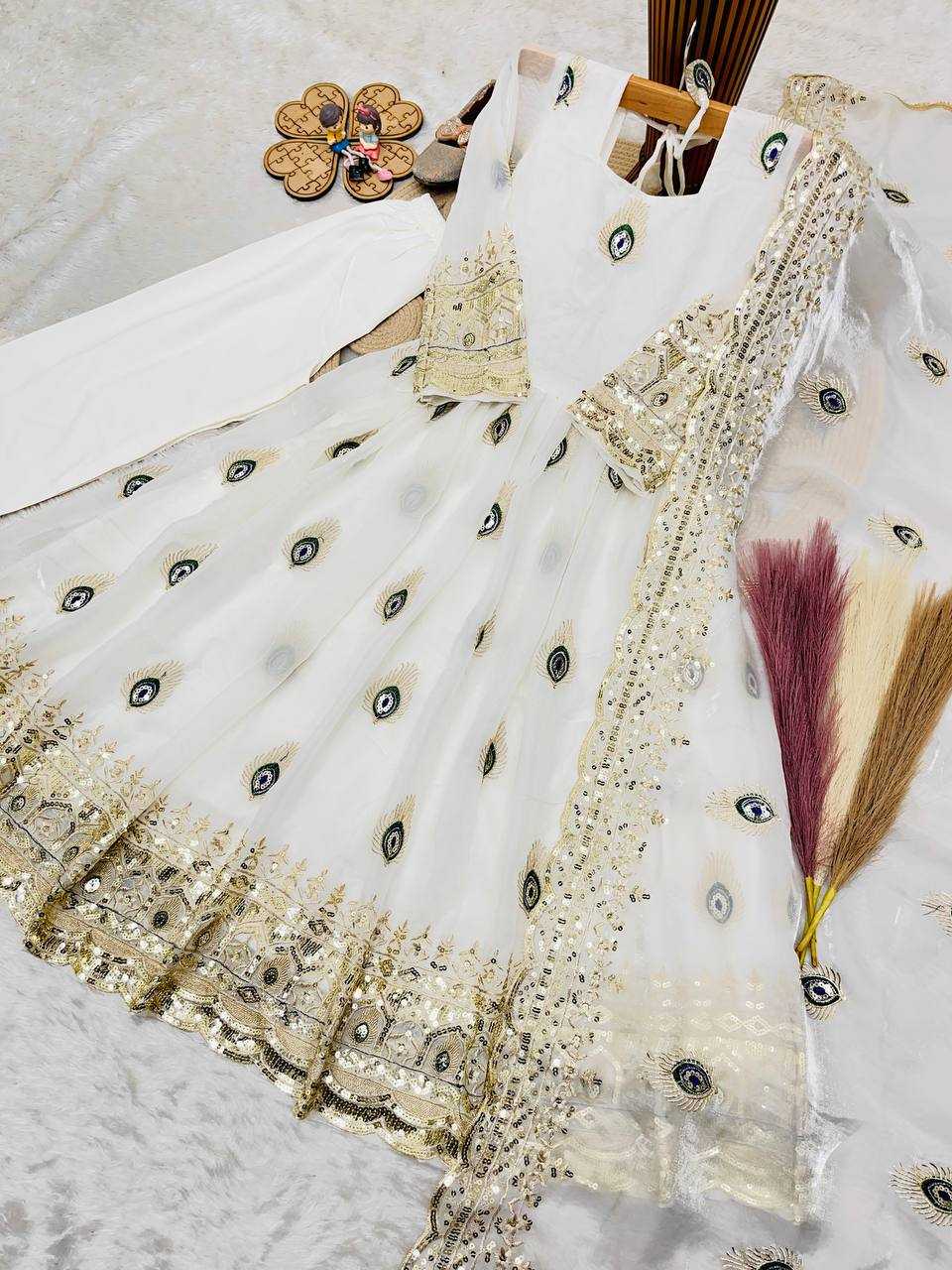Heavy Silk Kids Gown
