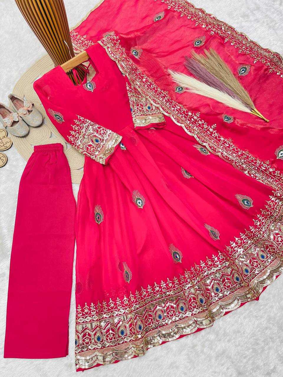 Heavy Silk Kids Gown