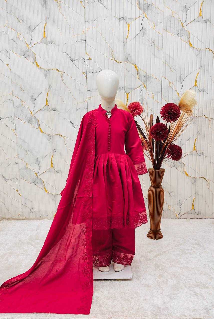 Heavy Roman Silk Kids Gown