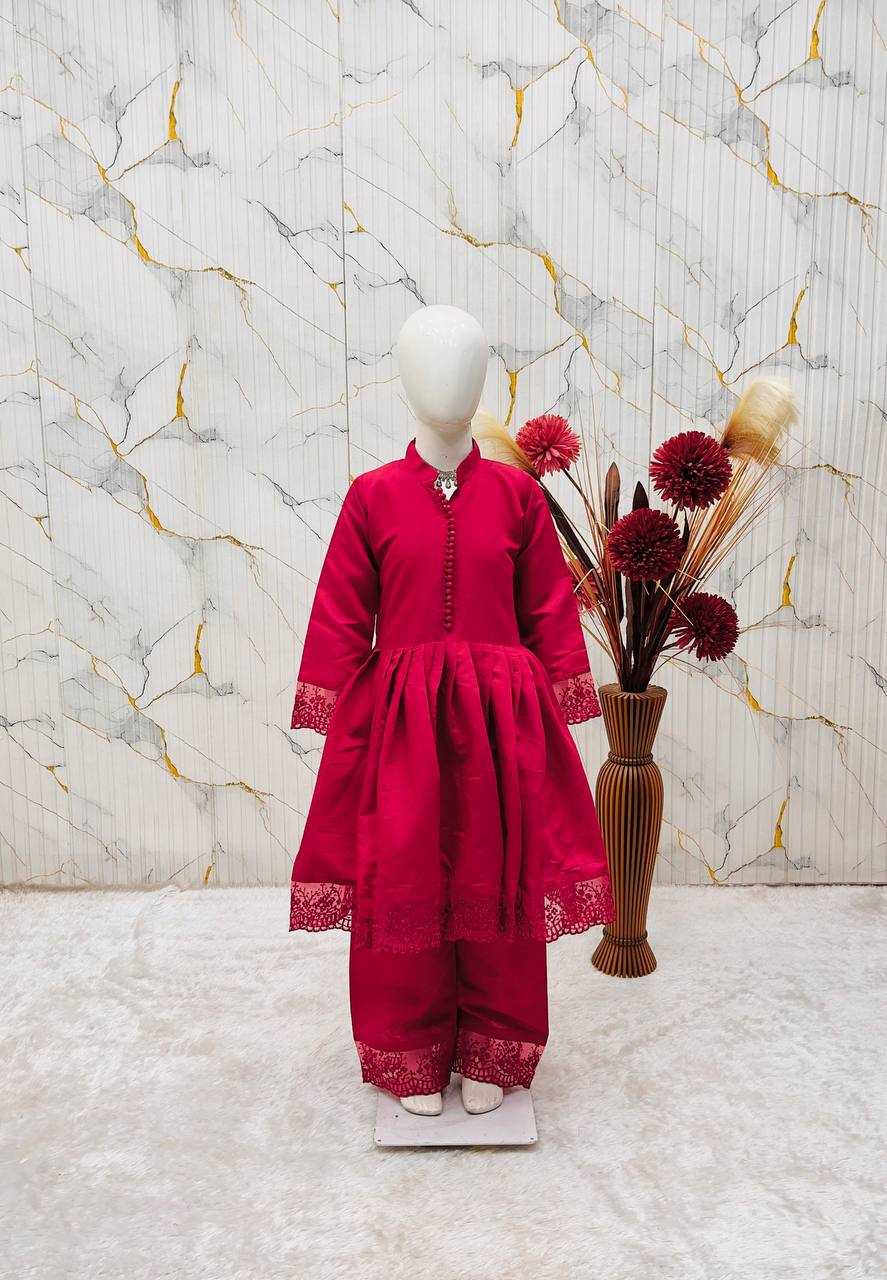 Heavy Roman Silk Kids Gown