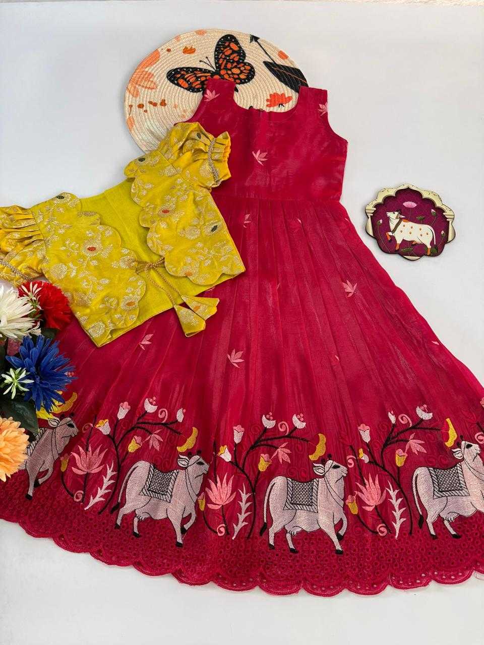 Crush Silk Kids Gown