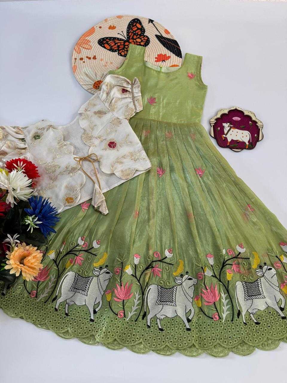 Crush Silk Kids Gown