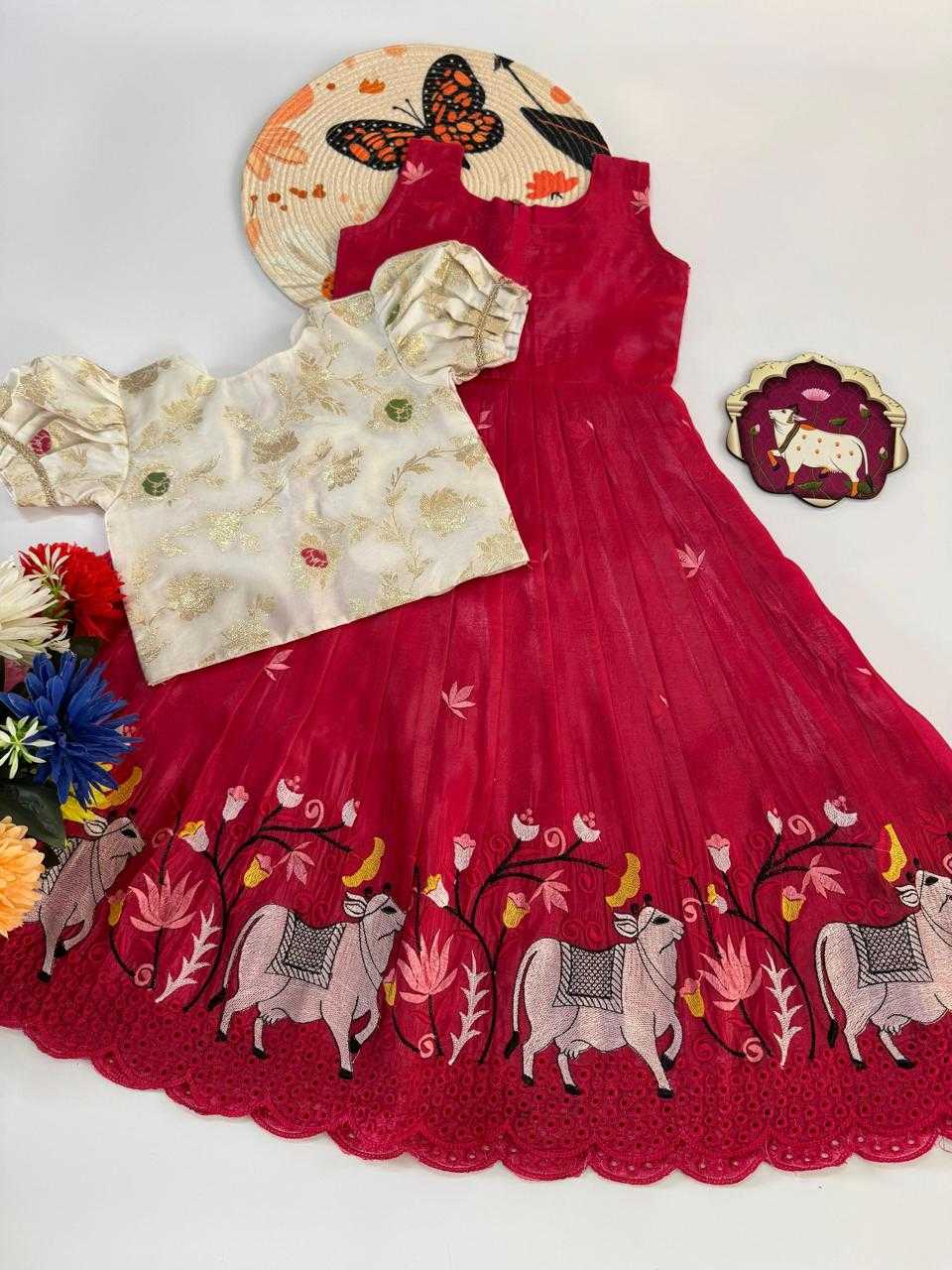 Crush Silk Kids Gown