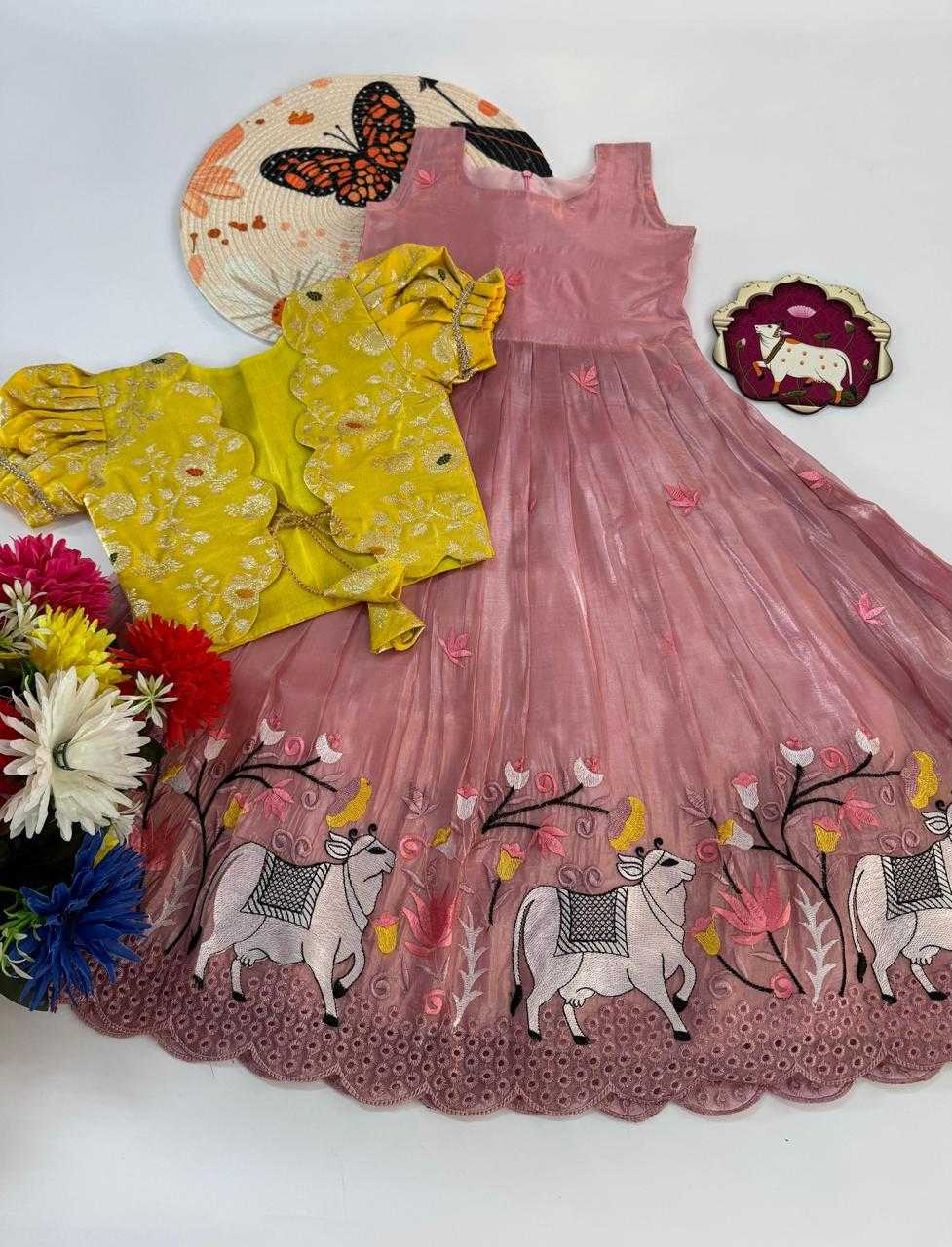 Crush Silk Kids Gown