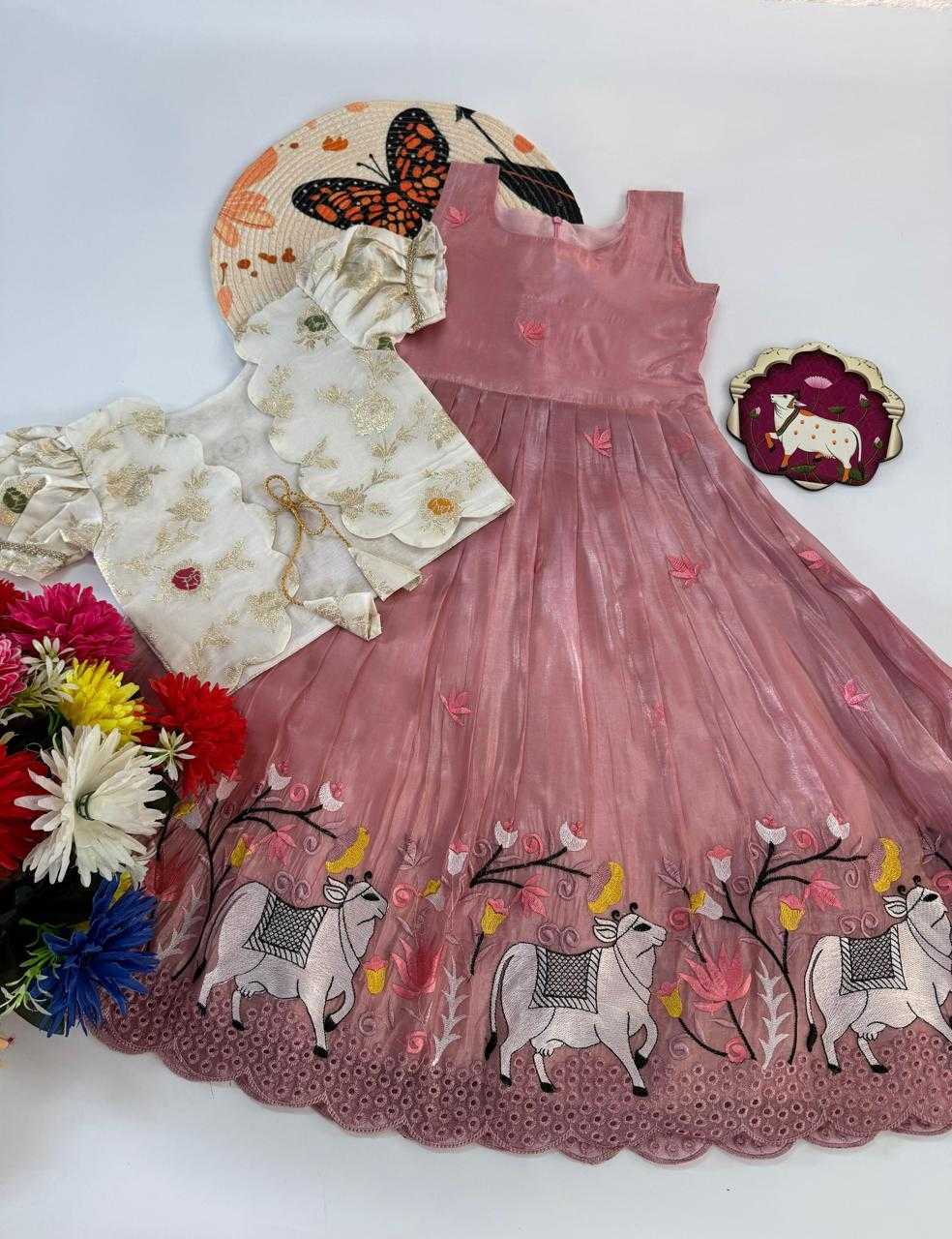 Crush Silk Kids Gown