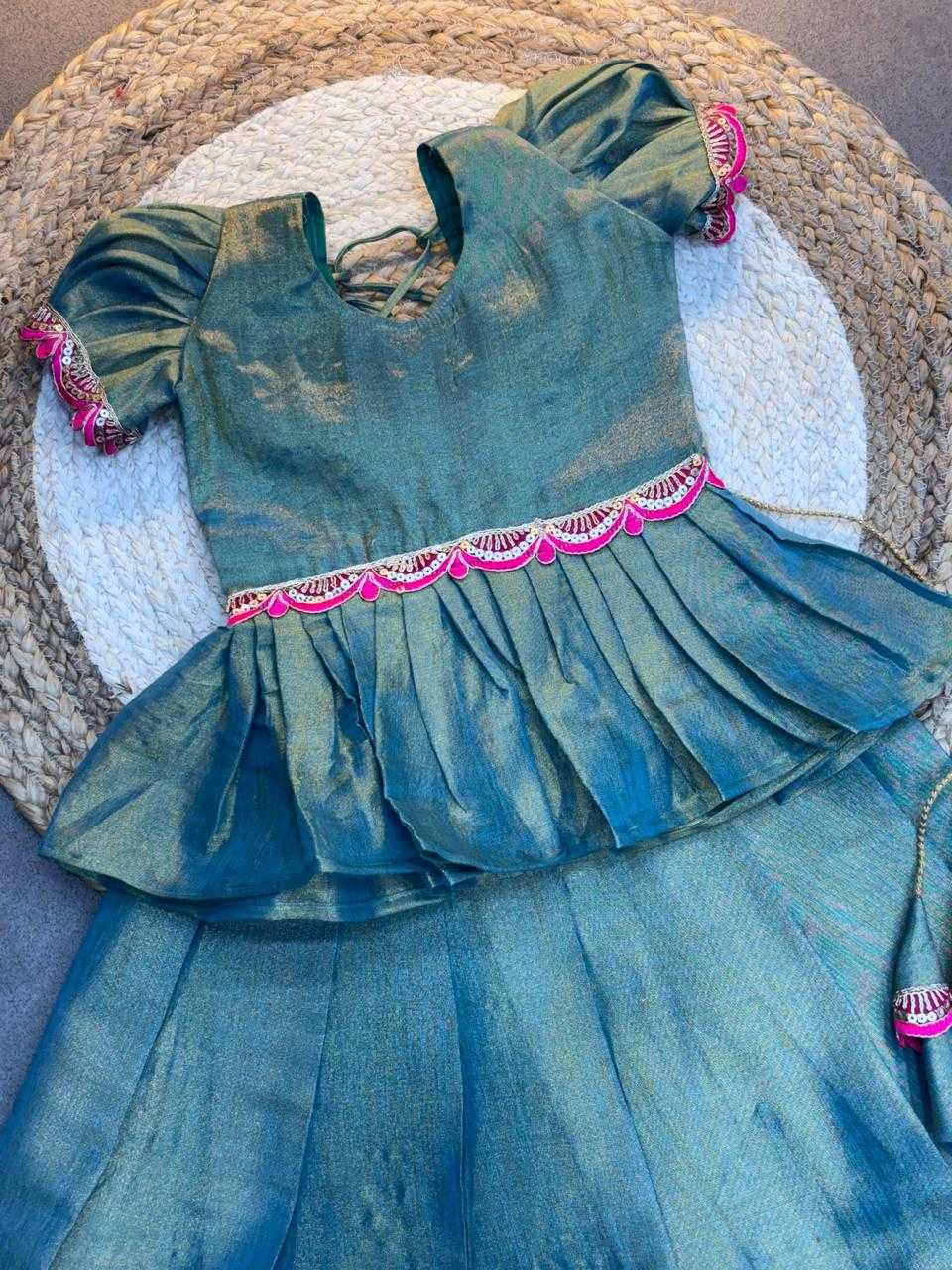 Soft Silk Kids Lehenga