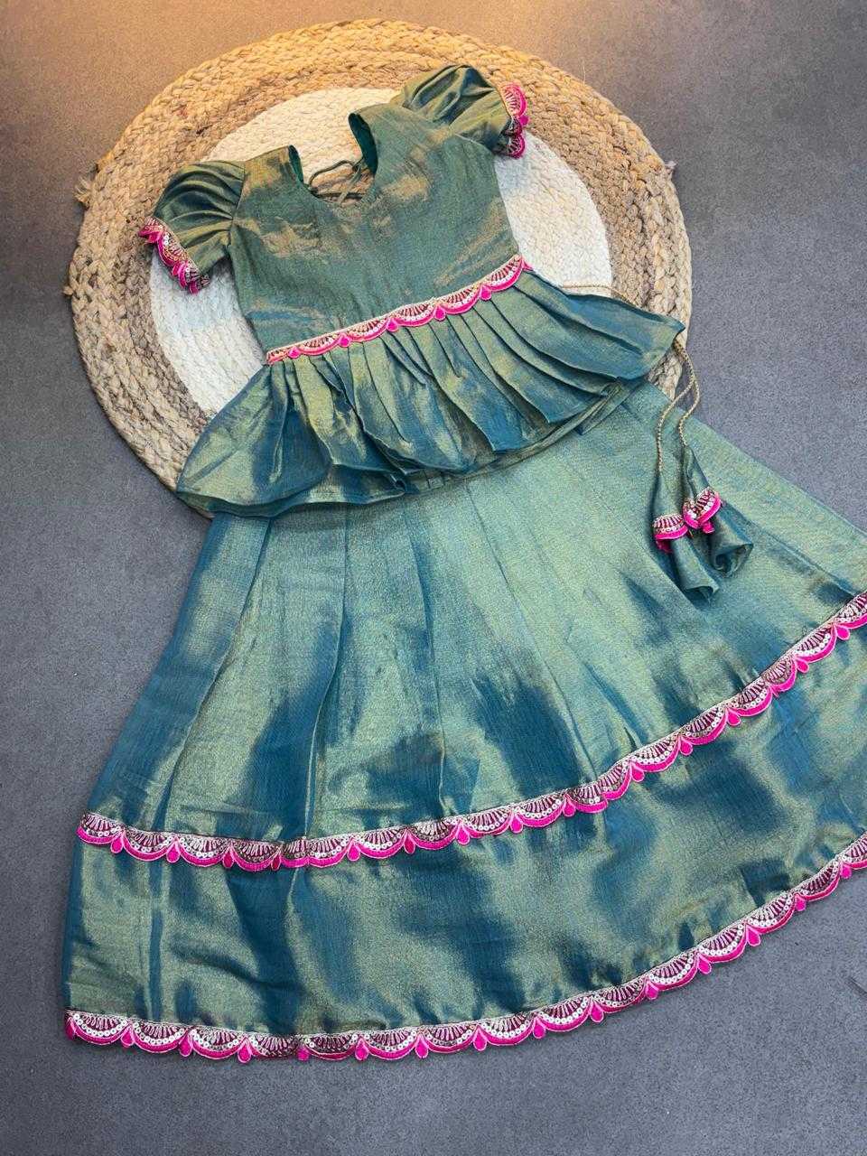 Soft Silk Kids Lehenga