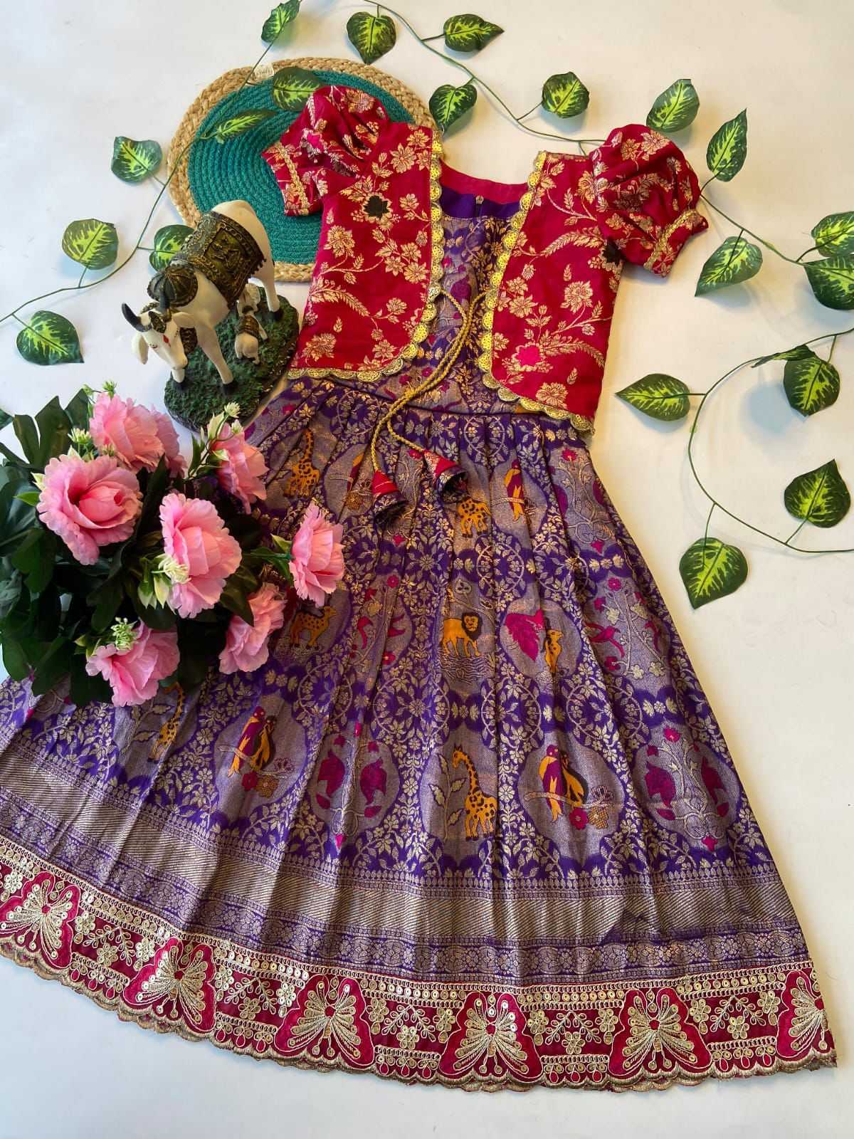 Dola Silk Kids Gown
