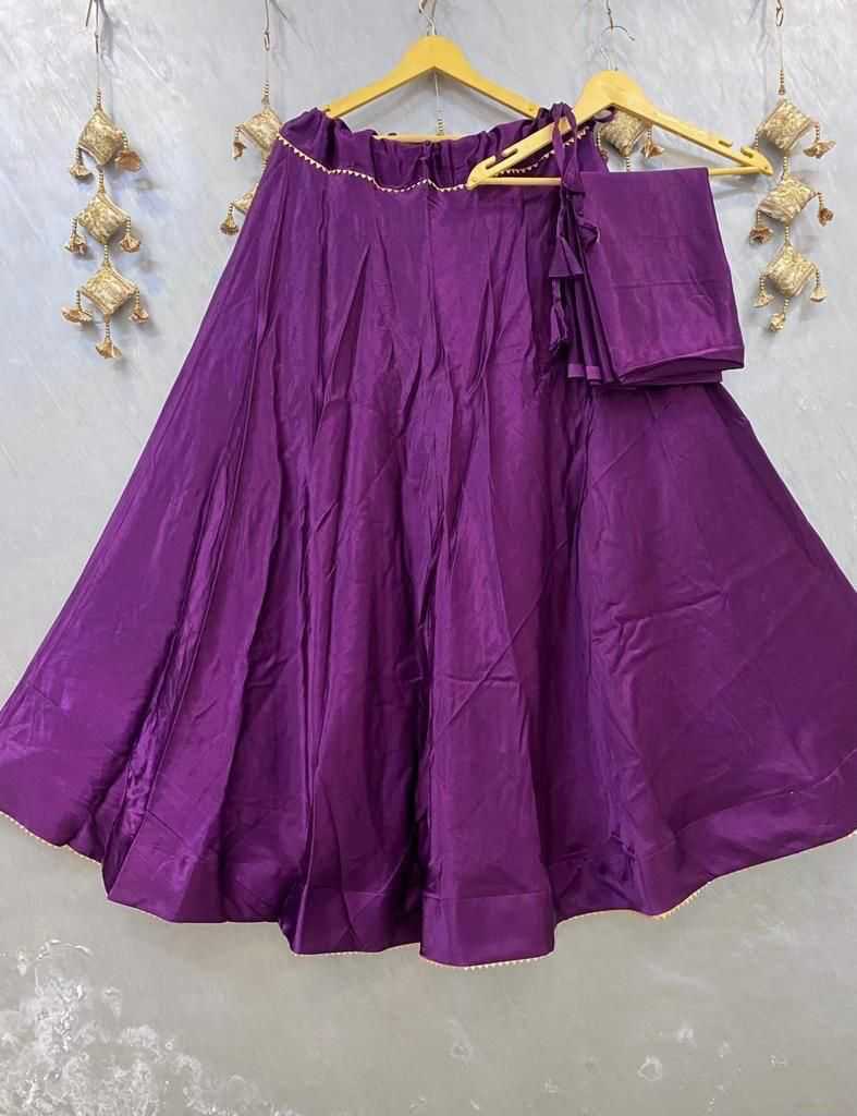 Gajji Silk Rajwada Lehenga