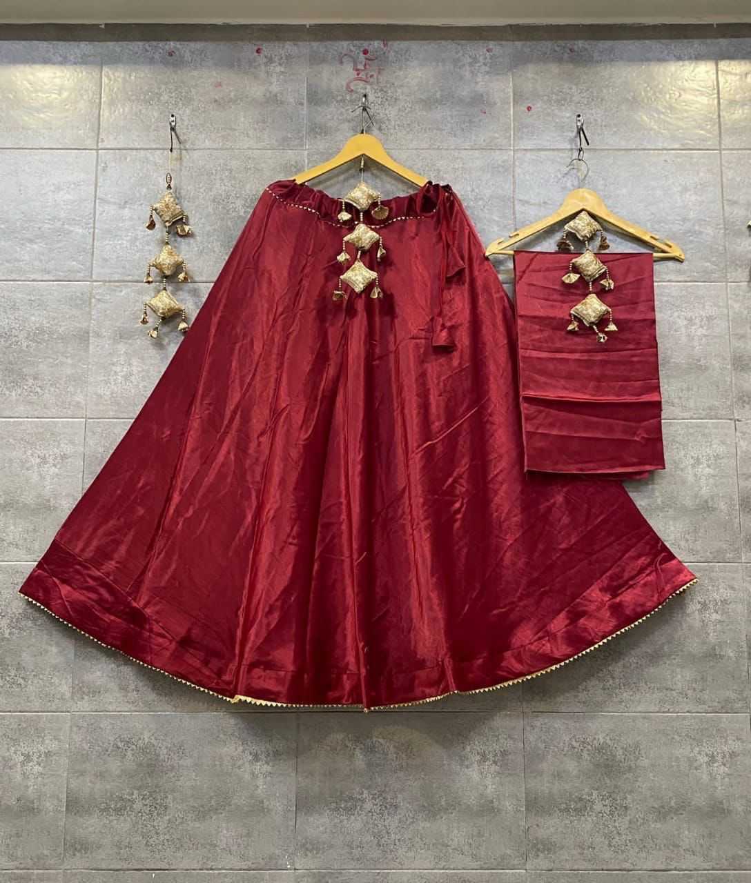 Gajji Silk Rajwada Lehenga