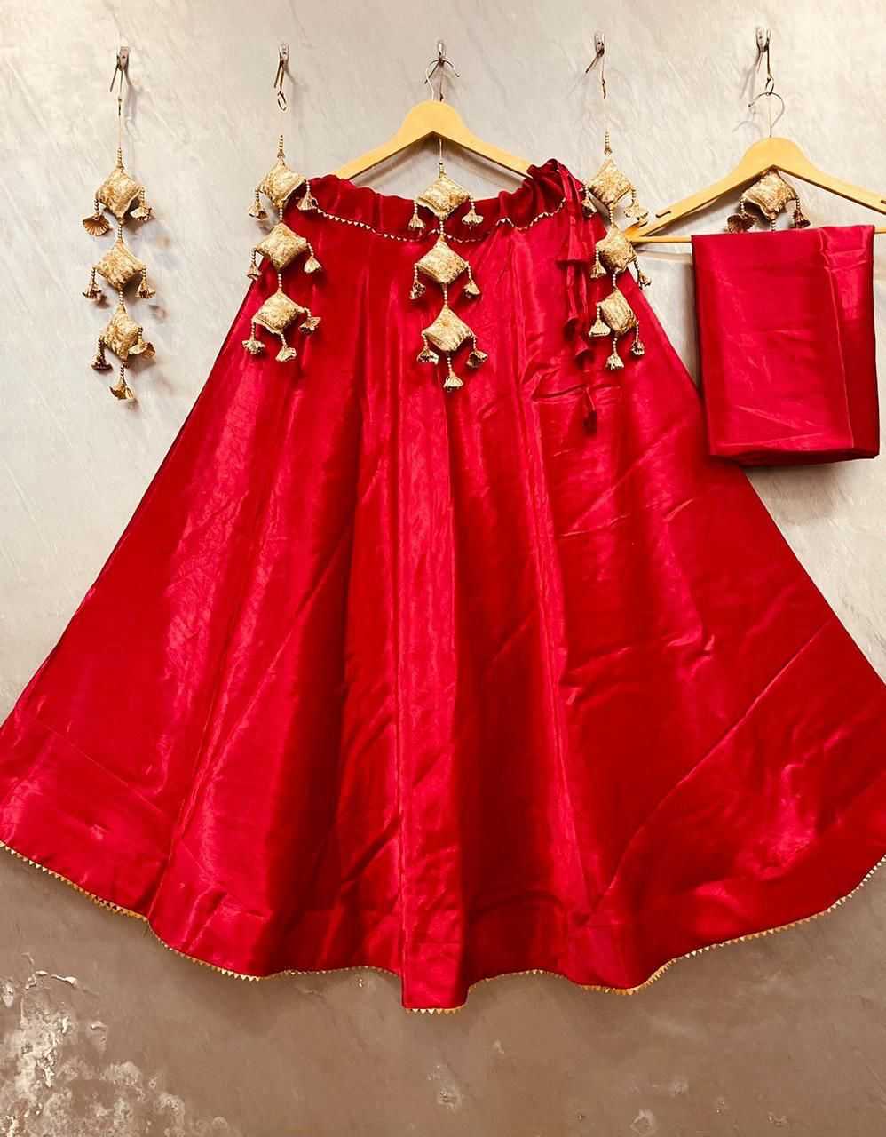 Gajji Silk Rajwada Lehenga